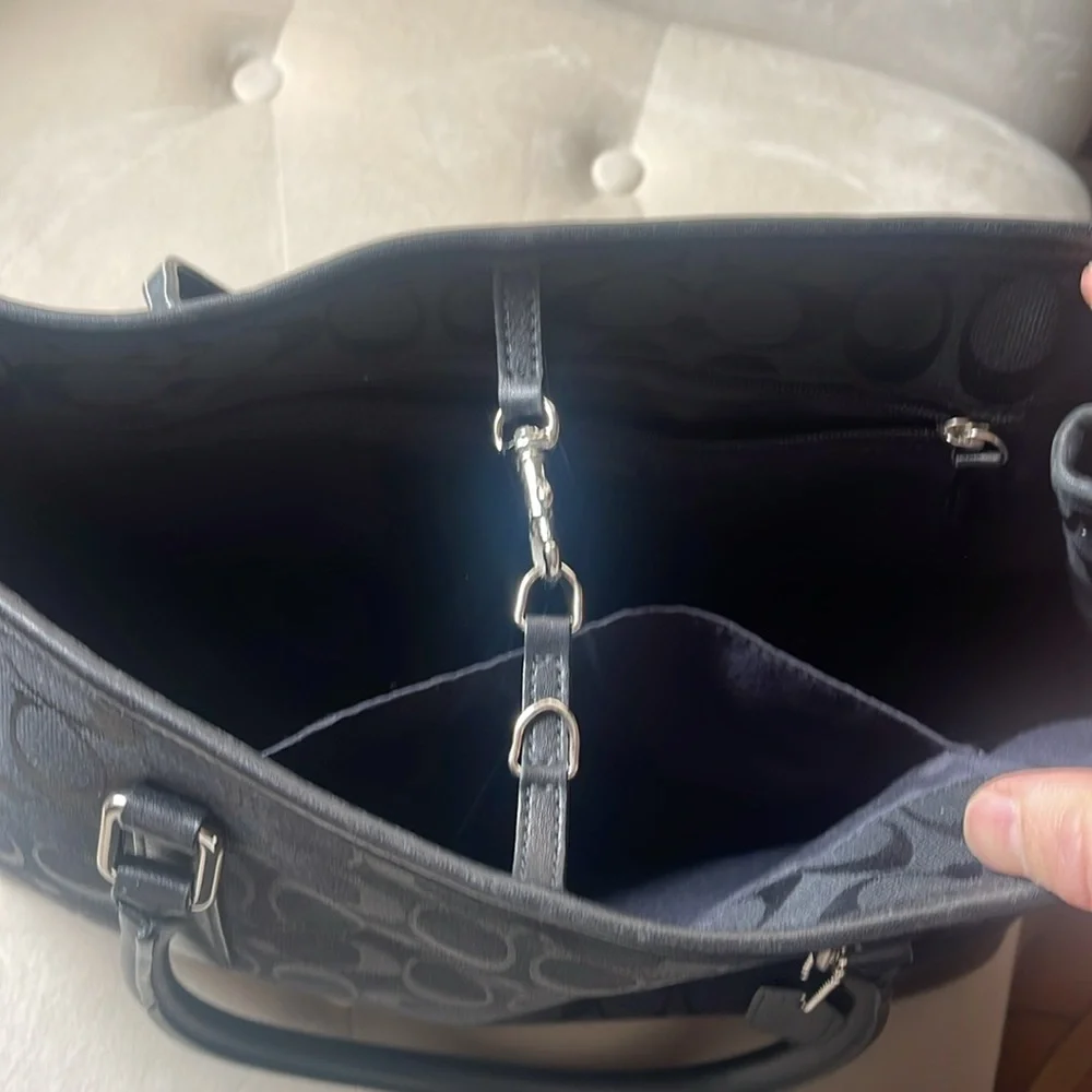 COACH iconic vintage logo Y2K tote bag